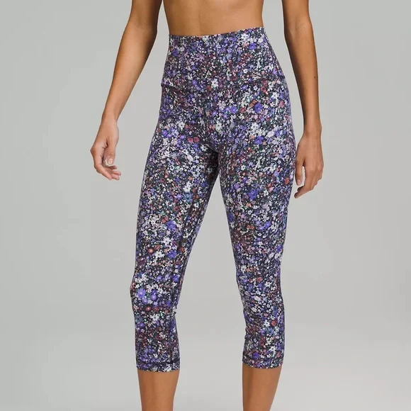 lululemon Align™ High-Rise Crop 21" FLBM FLOWER BURST MULTI - Picture 6 of 7
